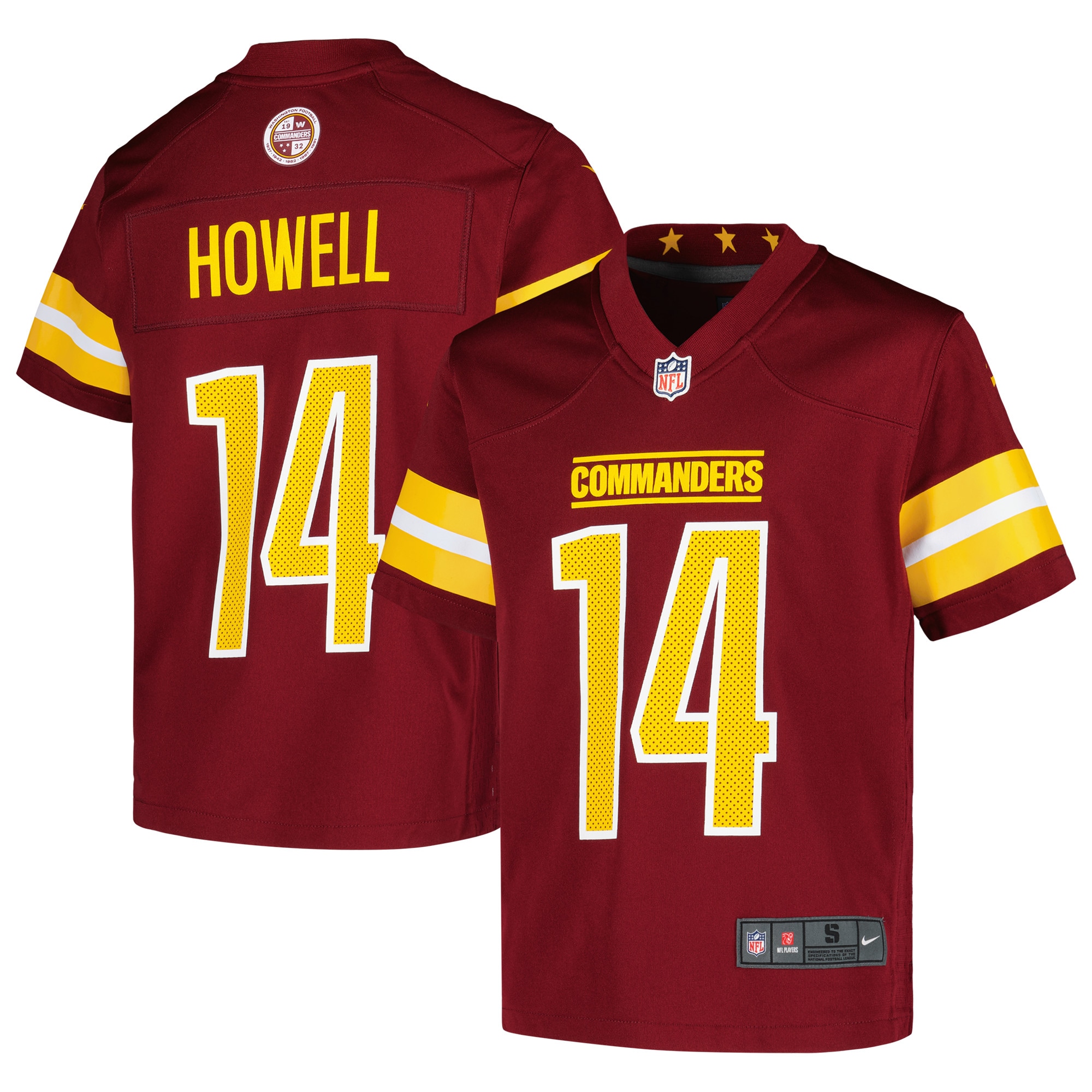 sam howell washington commanders nike youth game jersey burgundy 5951 14ihm.jpg