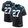 sam webb carolina panthers nike team game jersey black 6811 ajpyz.jpg