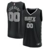 san antonio spurs fanatics youth fast break replica custom jersey statement edition black 3962 tdydb.jpg