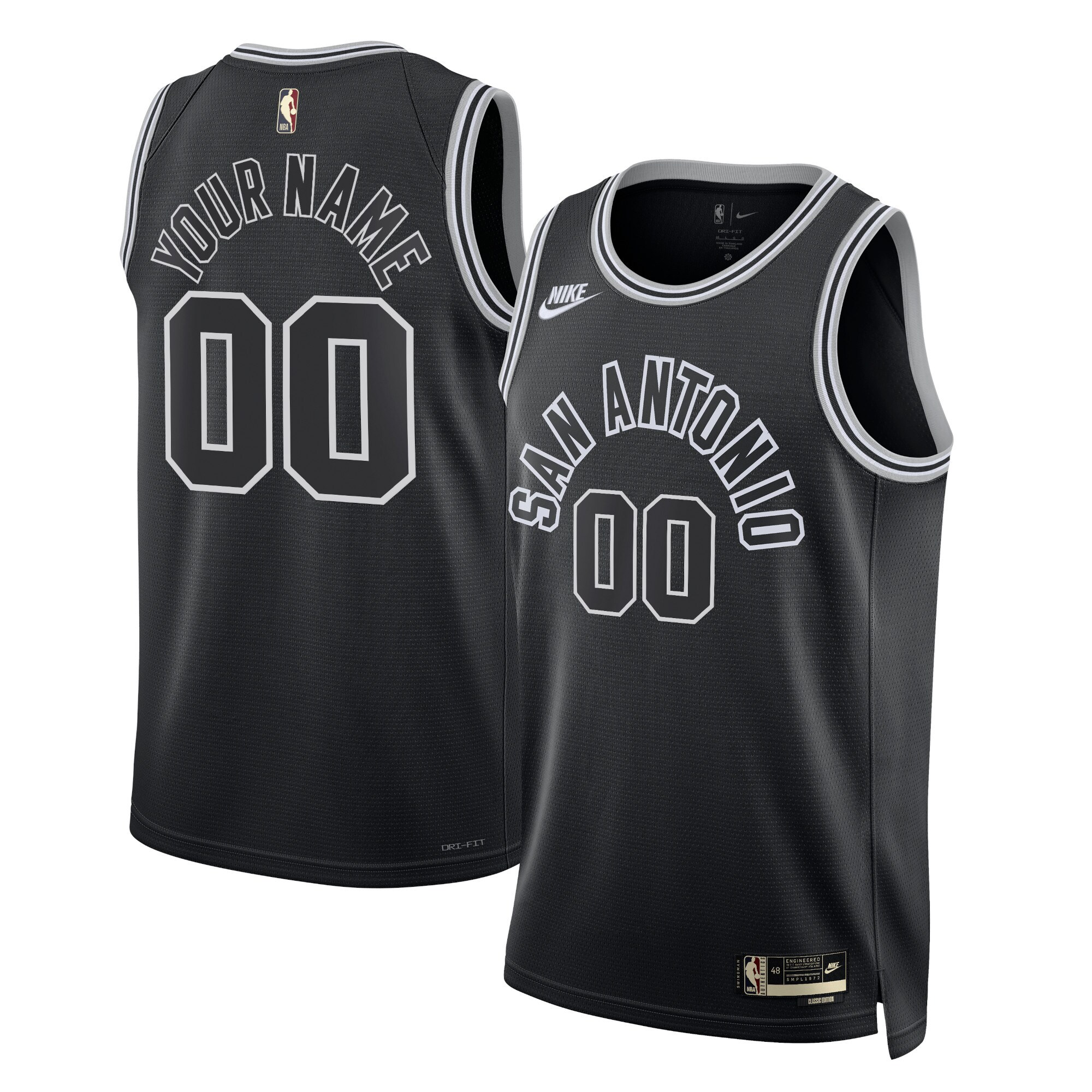san antonio spurs nike unisex 202223 custom swingman jersey classic edition black 3575 wkkdt.jpg