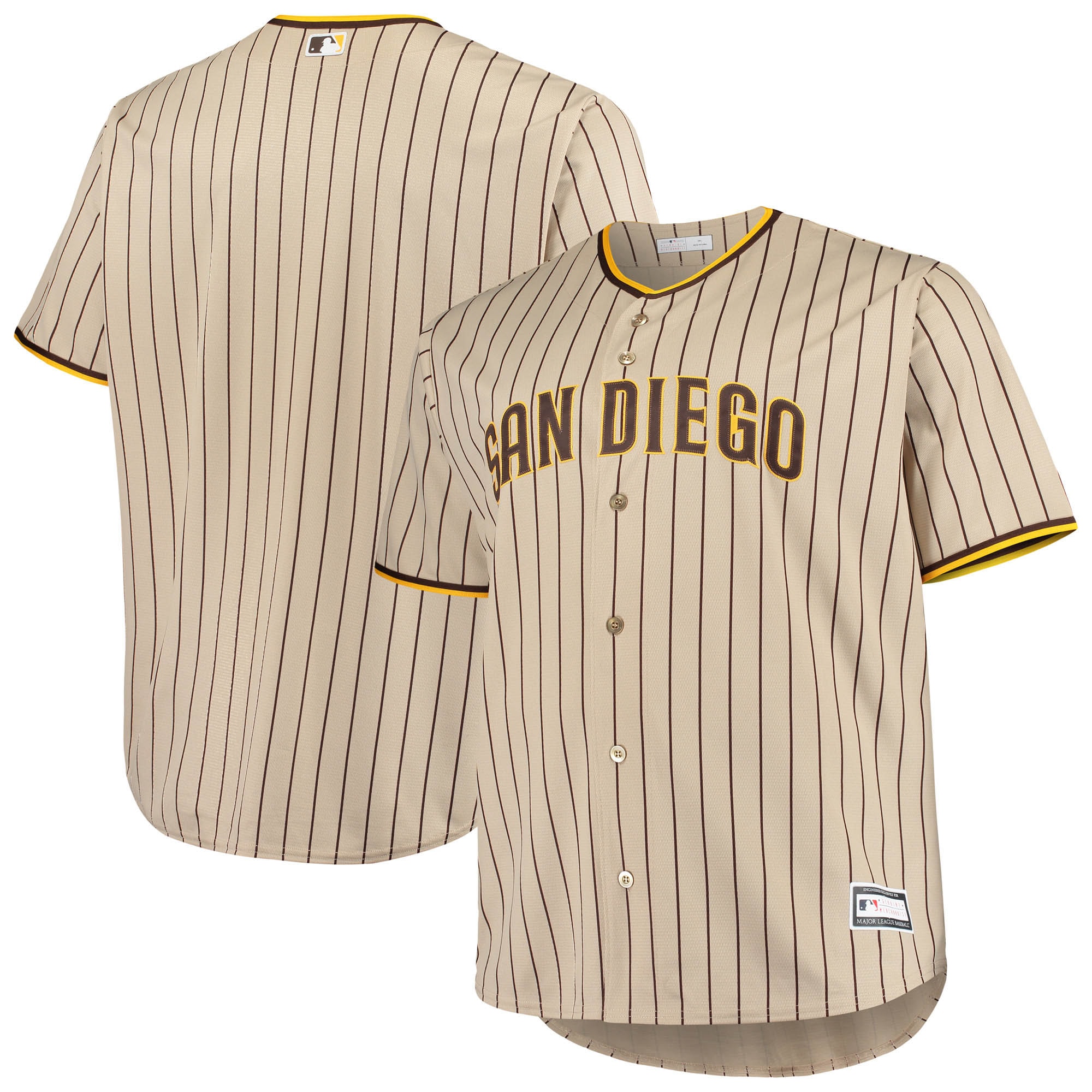 san diego padres big 26amp tall road replica team jersey brown 5276 fa85g.jpg