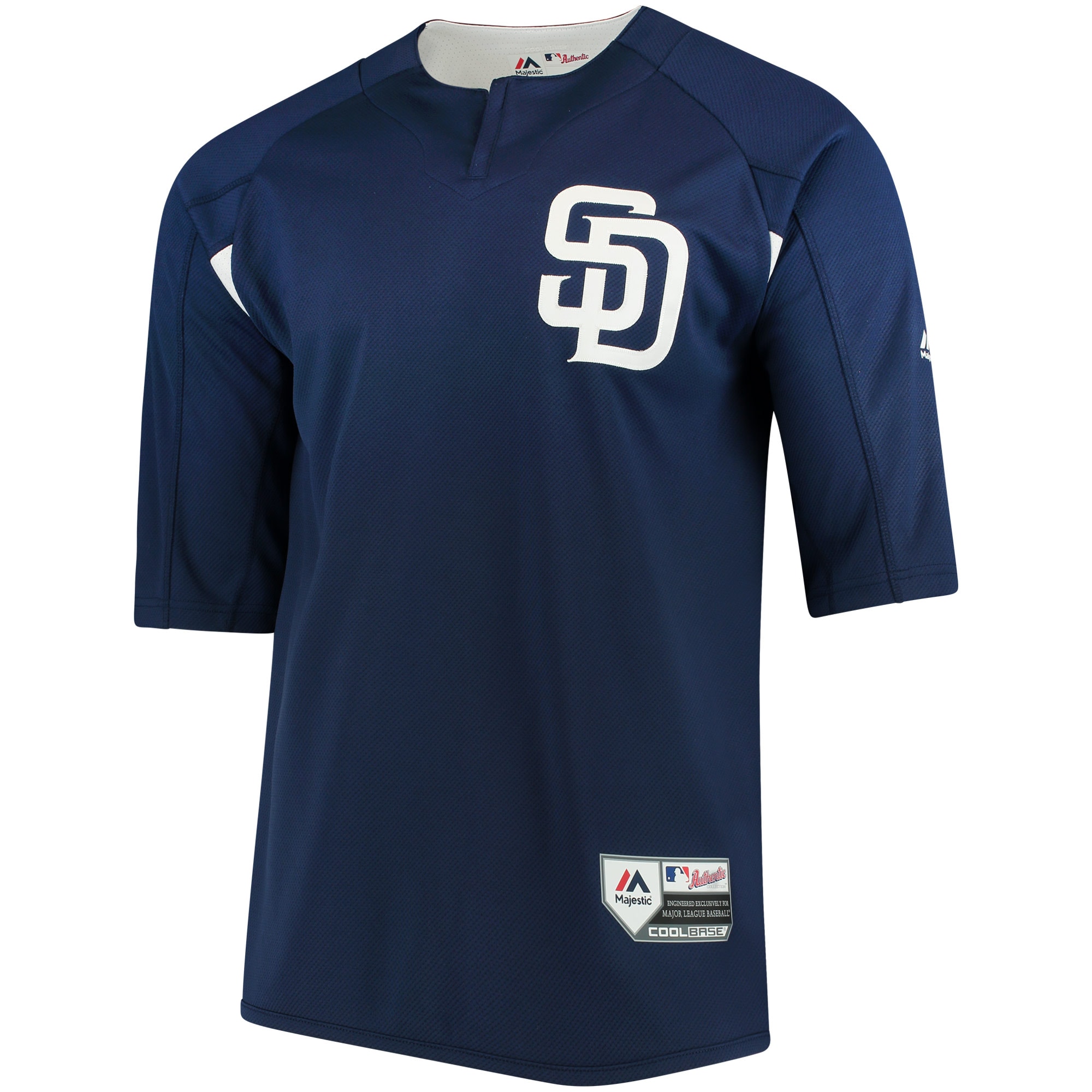 san diego padres majestic authentic collection on field 34 sleeve batting practice jersey navywhite 2101 lsnrm.jpg