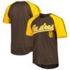 san diego padres stitches button down raglan fashion jersey brown 9881 ezoch.jpg