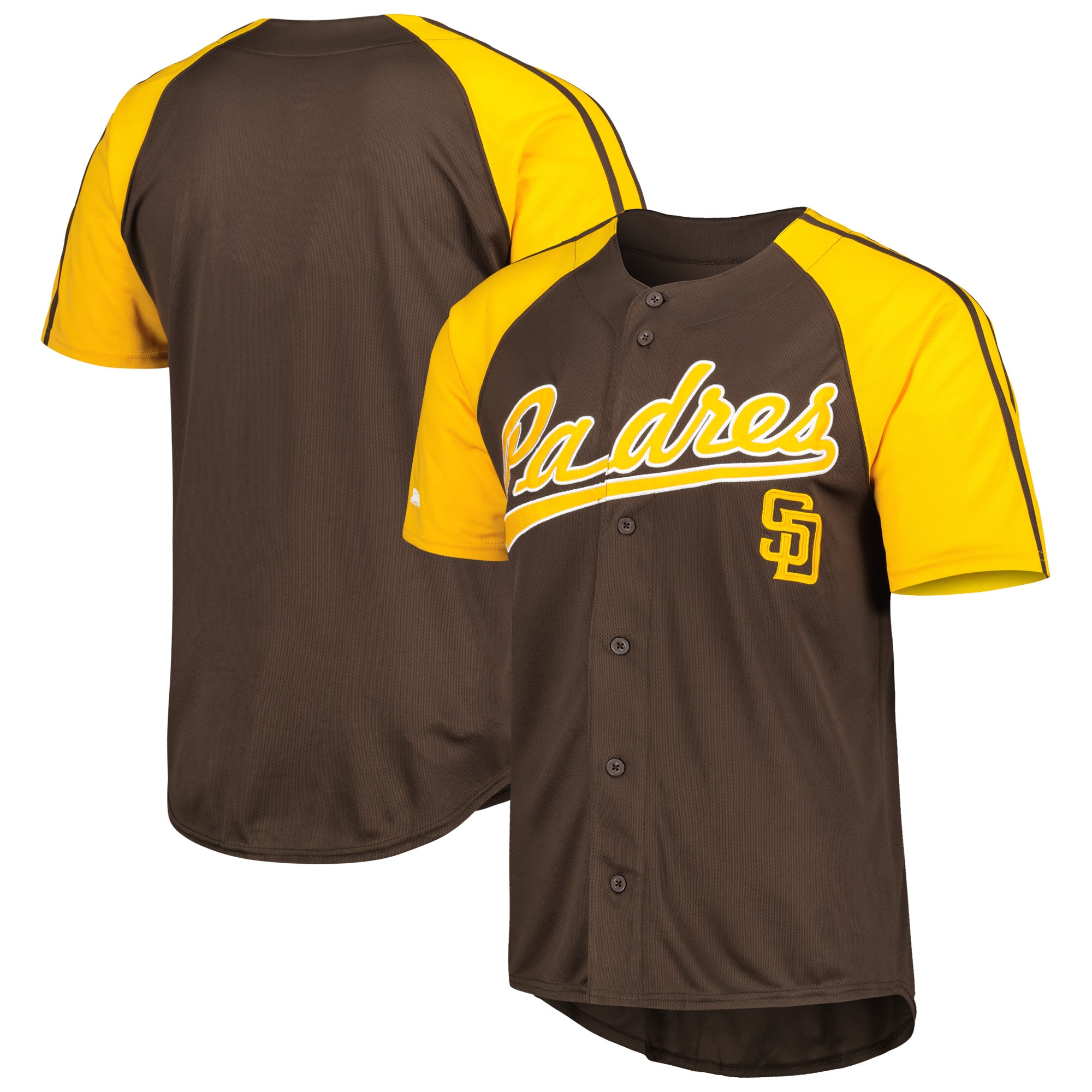 san diego padres stitches button down raglan fashion jersey brown 9881 ezoch.jpg