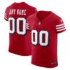 san francisco 49ers nike alternate vapor f.u.s.e. elite custom jersey scarlet 6011 f45up.jpg