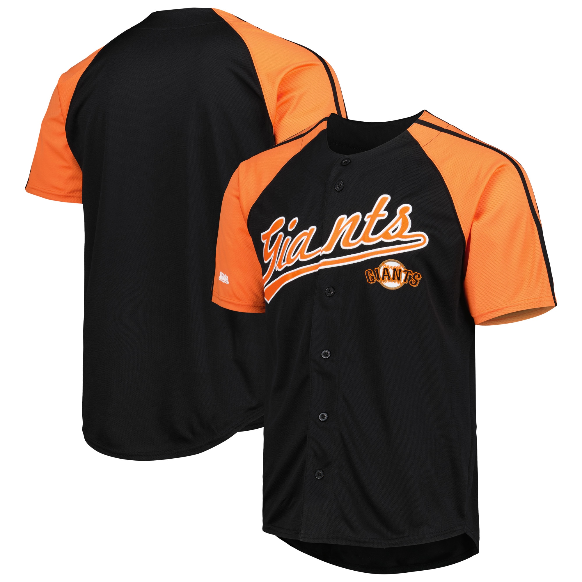 san francisco giants stitches button down raglan fashion jersey black 4129 5qq80.jpg