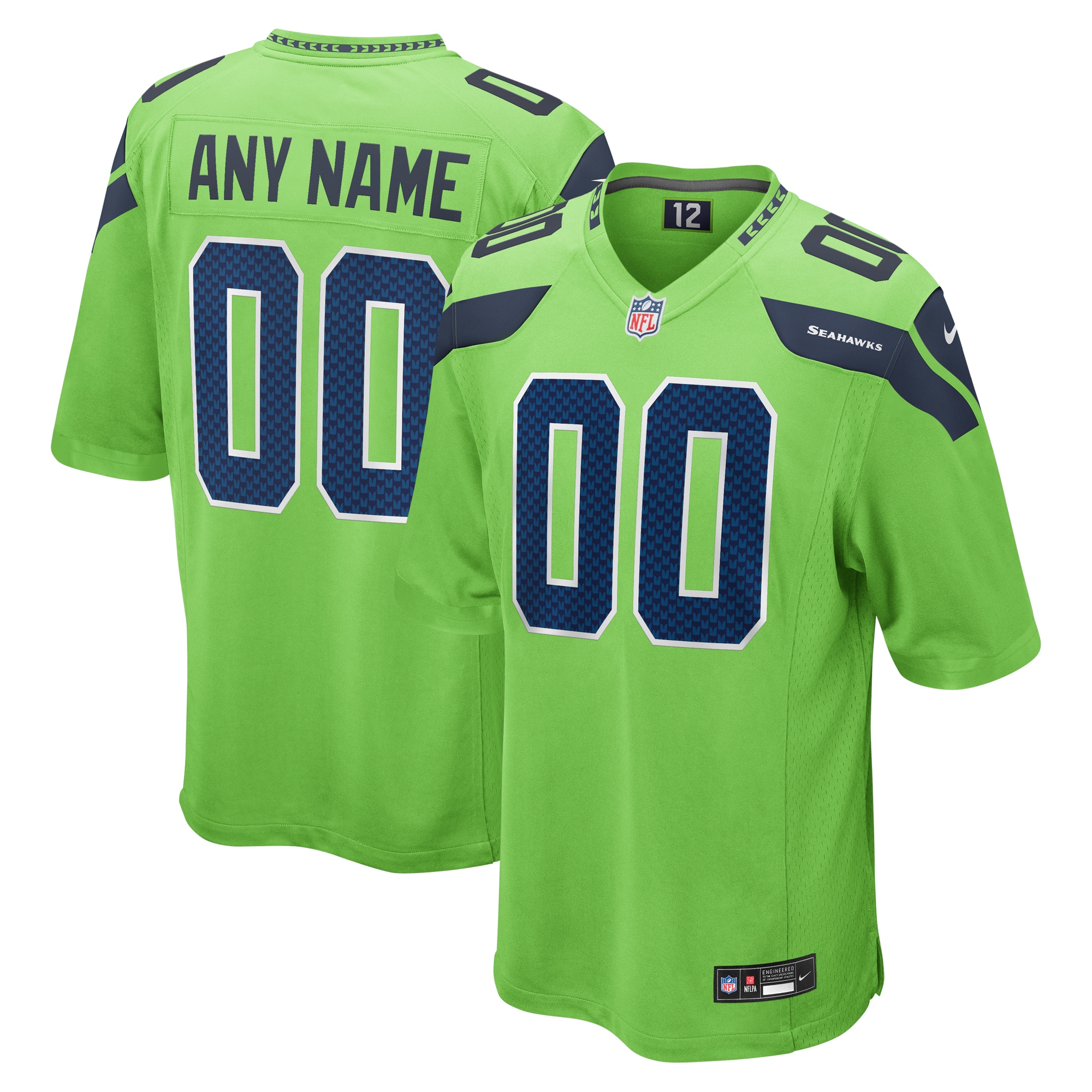 seattle seahawks nike alternate custom game jersey neon green 6123 54i23.jpg