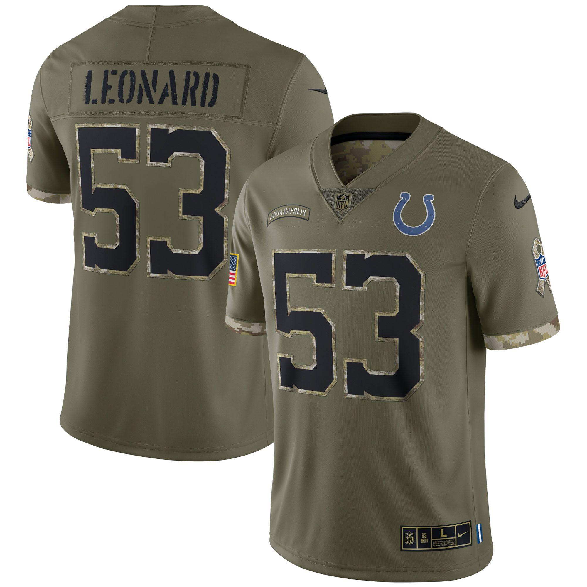 shaquille leonard indianapolis colts nike 2022 salute to service limited jersey olive 6108 huzei.jpg