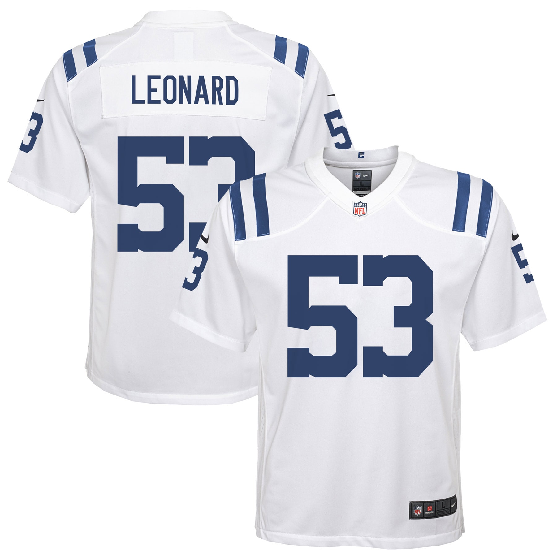 shaquille leonard indianapolis colts nike youth game jersey white 2849 rbilh.jpg