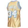 shaquille oneal los angeles lakers mitchell 26amp ness 75th anniversary 199697 hardwood classics swingman jersey gold 5093 qorlt.jpg
