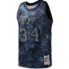 shaquille oneal los angeles lakers mitchell 26amp ness hardwood classics 199697 tie dye swingman jersey black 7721 lwpq0.jpg