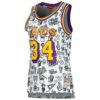 shaquille oneal los angeles lakers mitchell 26amp ness womens 1996 doodle swingman jersey white 8091 vrbgf.jpg