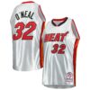 shaquille oneal miami heat mitchell 26amp ness 200506 hardwood classics 75th anniversary swingman jersey platinum 3457 7bhjz.jpg
