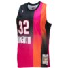 shaquille oneal miami heat mitchell 26amp ness 200506 hardwood classics fadeaway swingman player jersey pinkblack 7622 sxypj.jpg