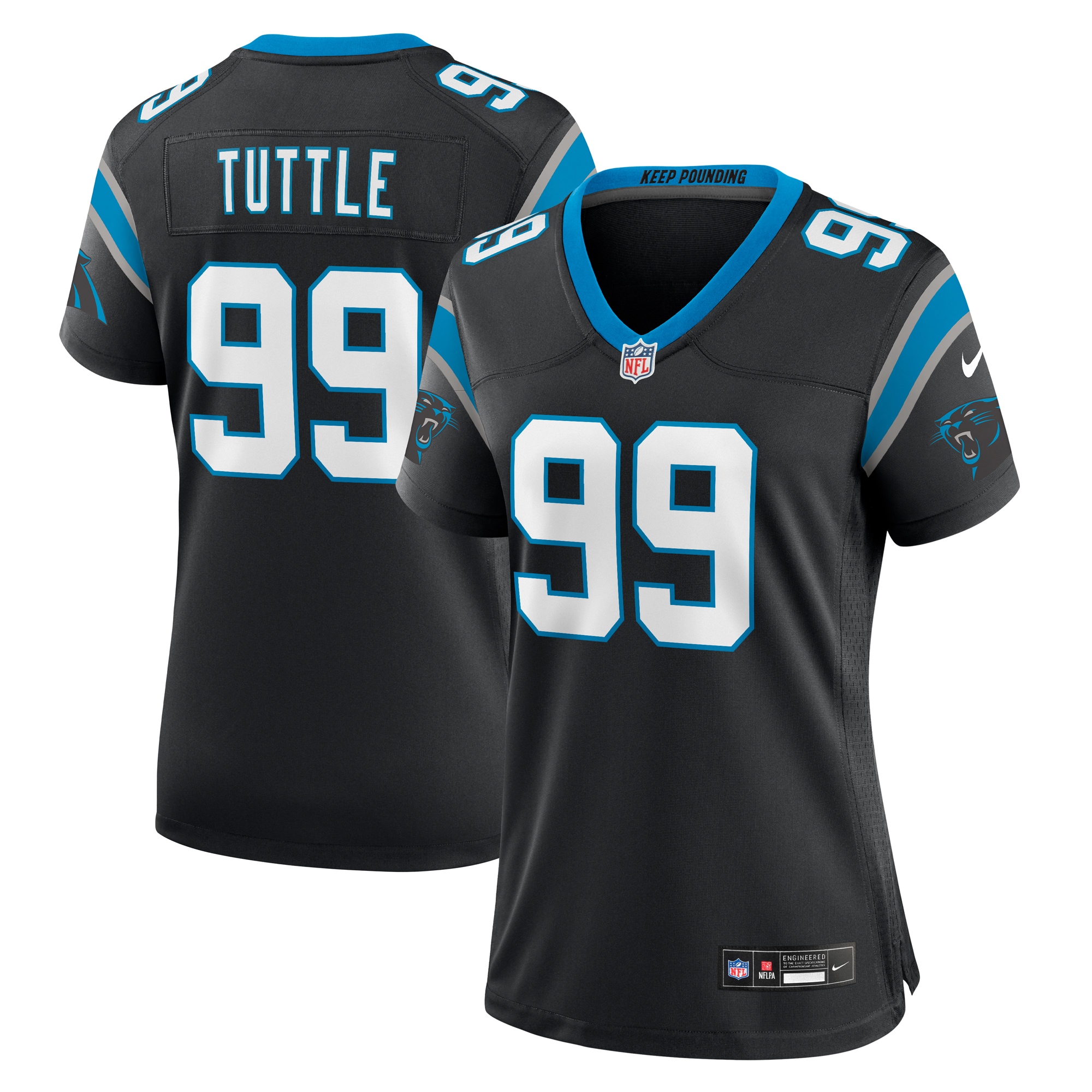shy tuttle carolina panthers nike womens game player jersey black 4166 zrwxs.jpg