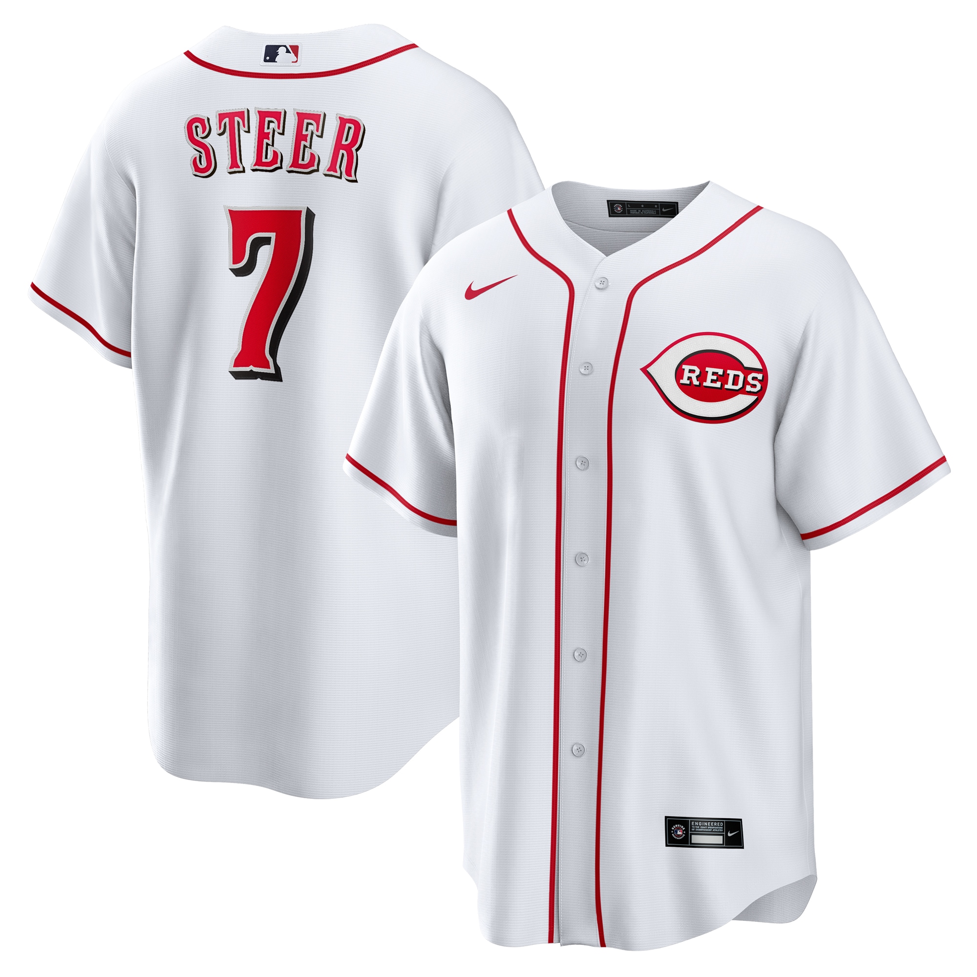 spencer steer cincinnati reds nike home replica jersey white 4530 ph3va.jpg