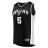 stephon castle san antonio spurs fanatics 2024 nba draft fast break player jersey icon edition black 5280 btvrh.jpg