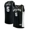 stephon castle san antonio spurs fanatics youth 2024 nba draft fast break player jersey icon edition black 7166 eux4r.jpg