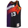 steve nash phoenix suns mitchell 26amp ness big 26amp tall hardwood classics 199697 split swingman jersey purpleblack 9490 ngpeg.jpg