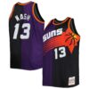 steve nash phoenix suns mitchell 26amp ness big 26amp tall hardwood classics 199697 split swingman jersey purpleblack 9908 ofoyz.jpg