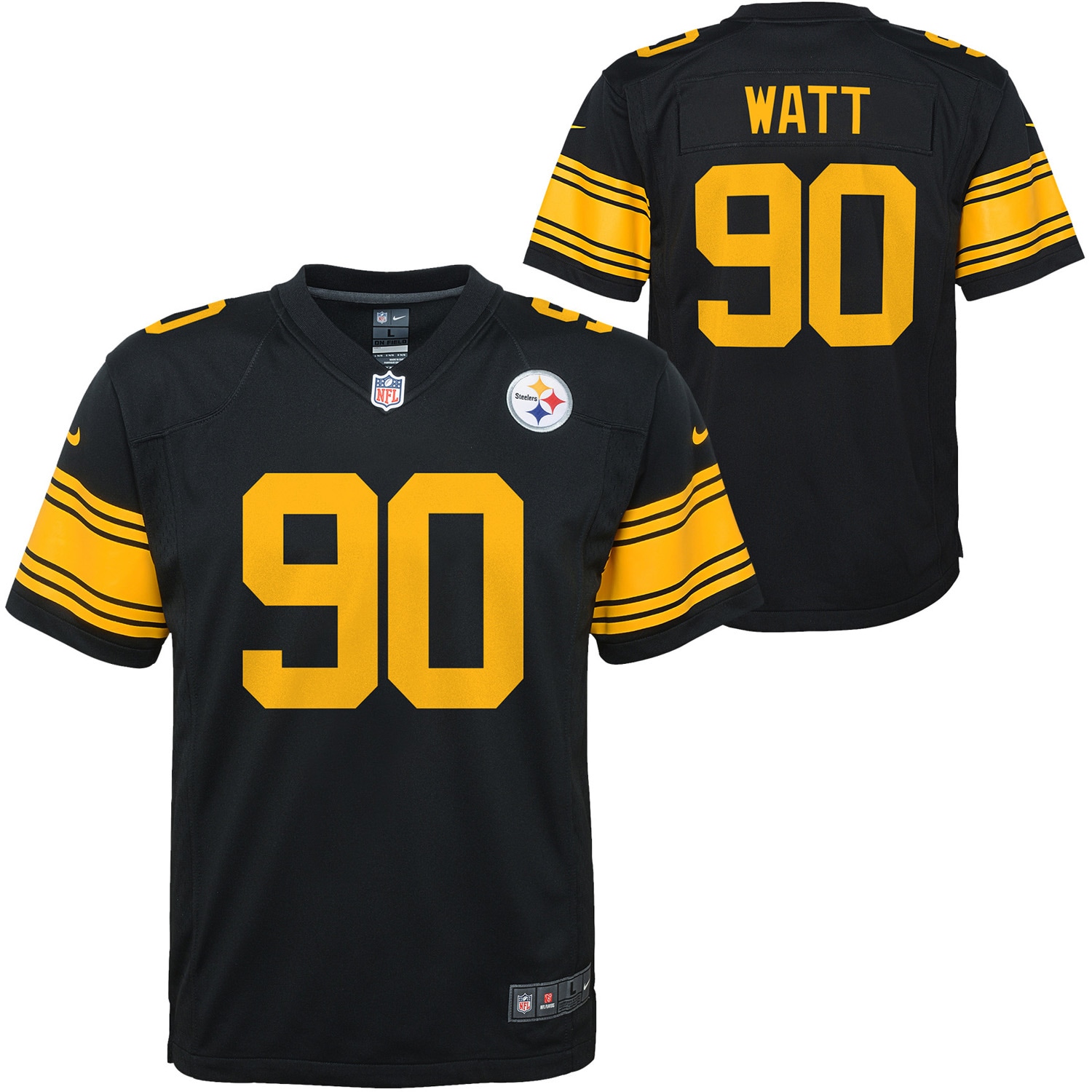 t.j. watt pittsburgh steelers nike youth game jersey black 1113 bnftc.jpg