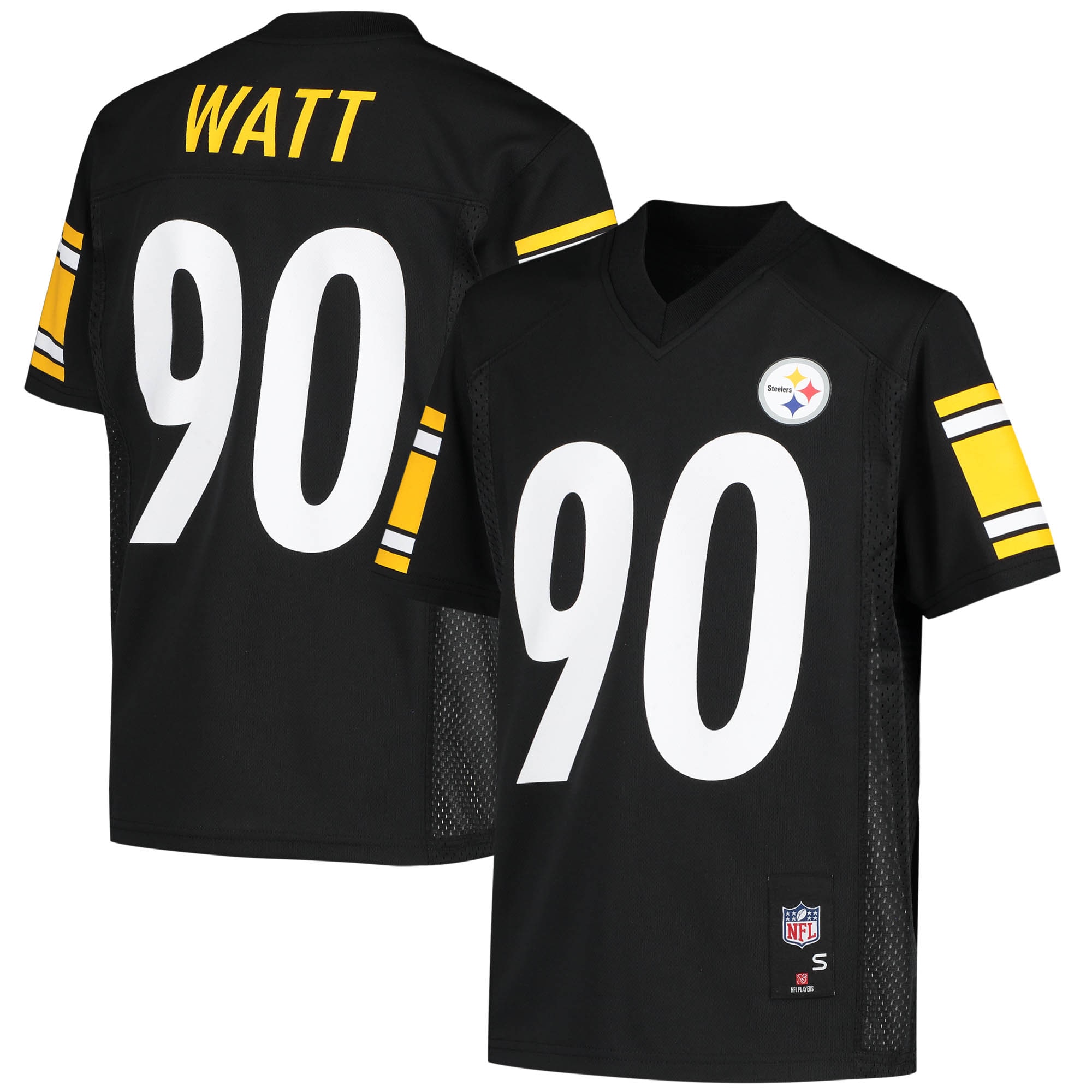 t.j. watt pittsburgh steelers youth replica player jersey black 4436 ilrmu.jpg