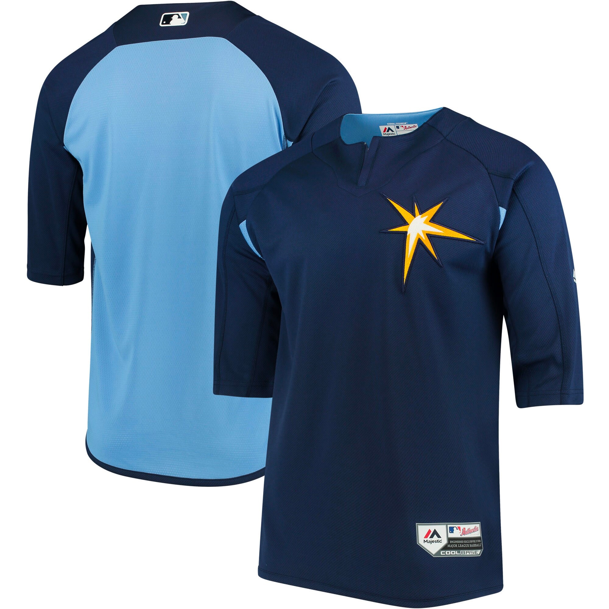 tampa bay rays majestic authentic collection on field 34 sleeve batting practice jersey navylight blue 6262 ifygr.jpg