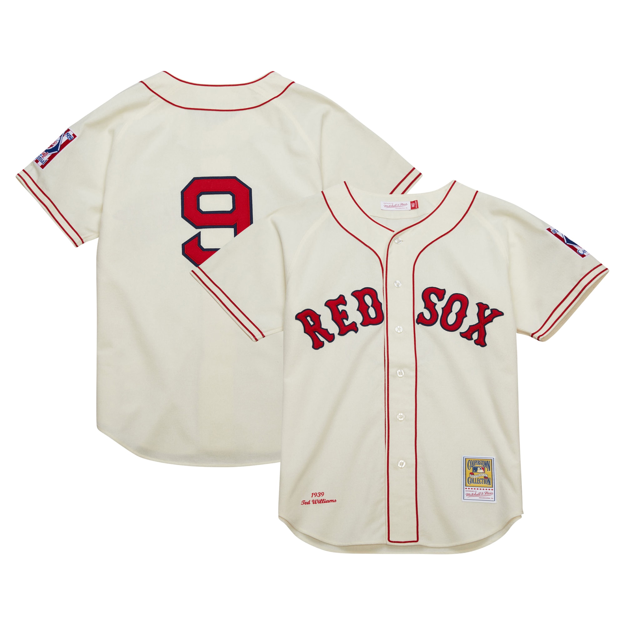 ted williams boston red sox mitchell 26amp ness cooperstown collection 1939 authentic jersey cream 3342 caxfv.jpg