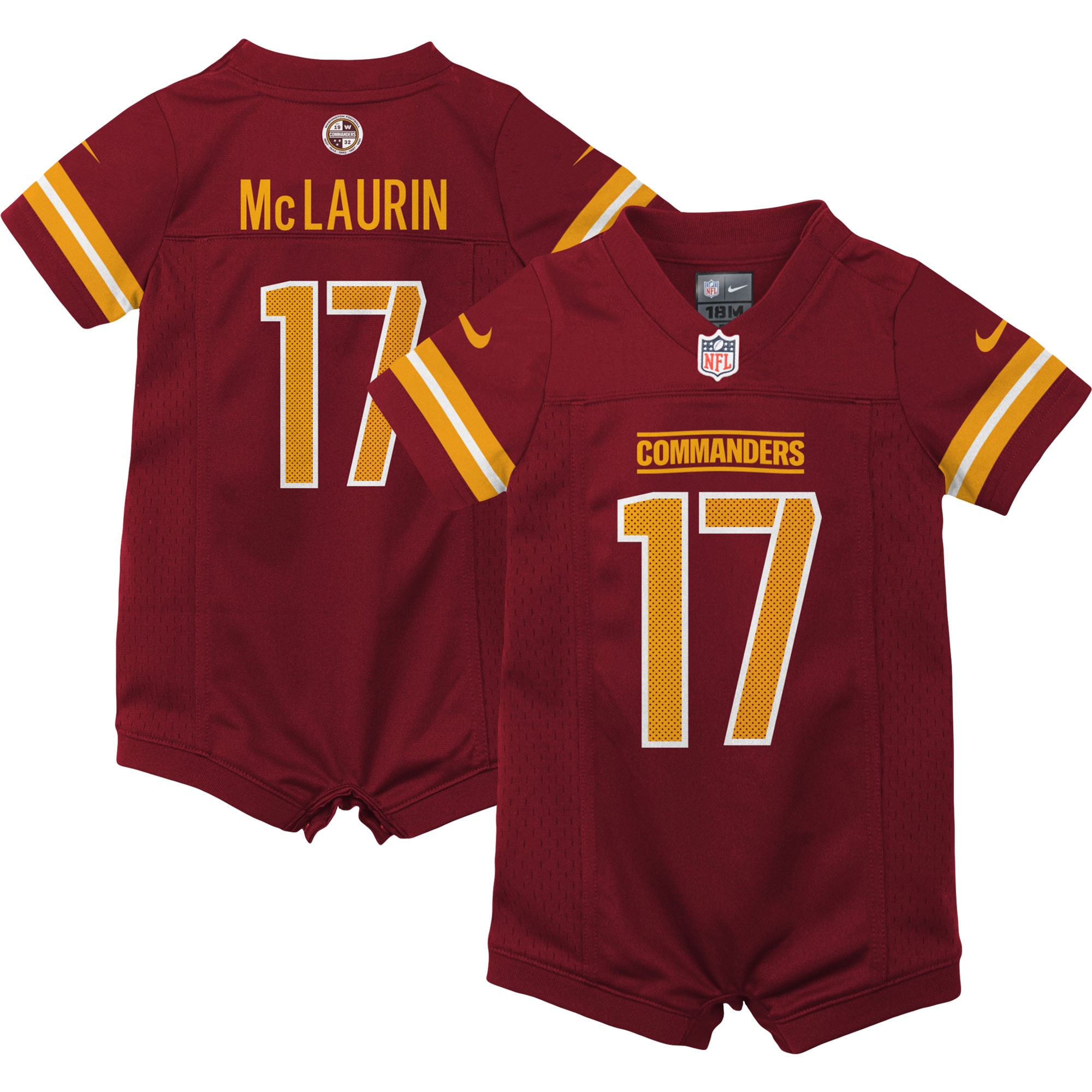 terry mclaurin washington commanders nike newborn 26amp infant game romper jersey burgundy 2642 27brj.jpg