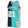 tim duncan san antonio spurs mitchell 26amp ness hardwood classics 199899 split swingman jersey blackteal 4969 asia9.jpg