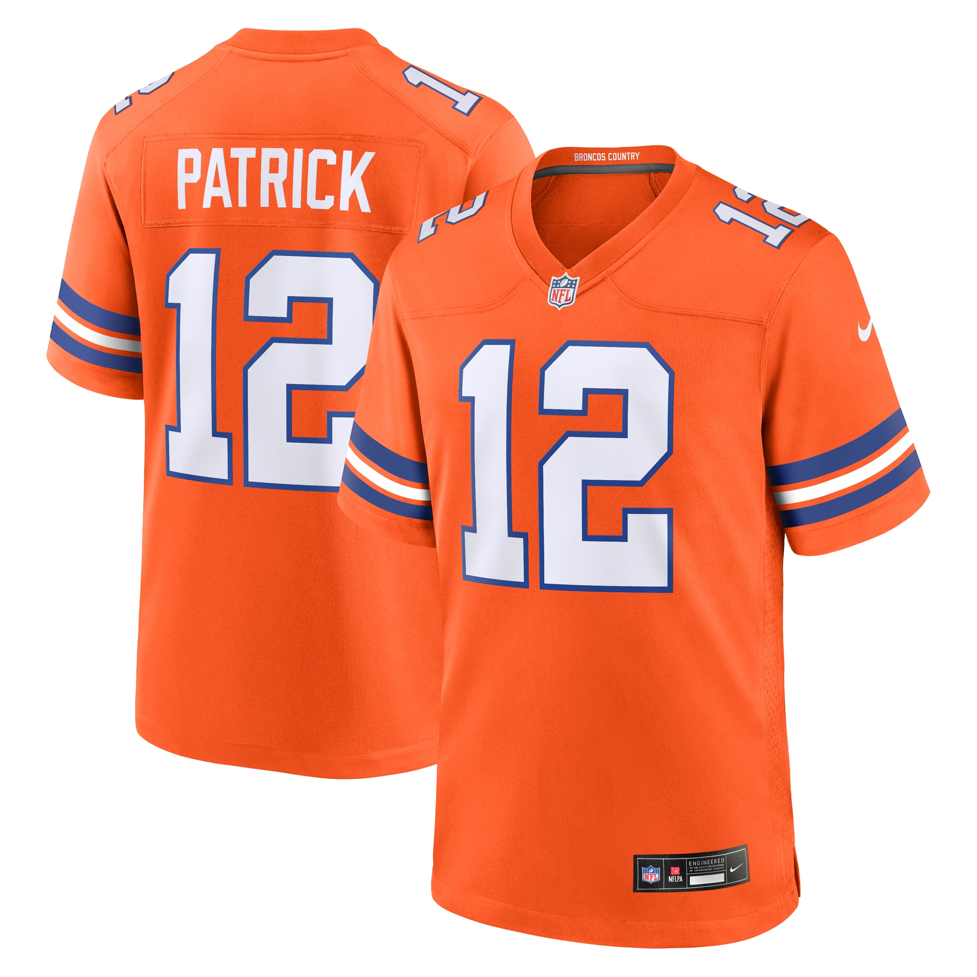 tim patrick denver broncos nike mile high collection 1977 throwback player game jersey orange 9183 skha4.jpg