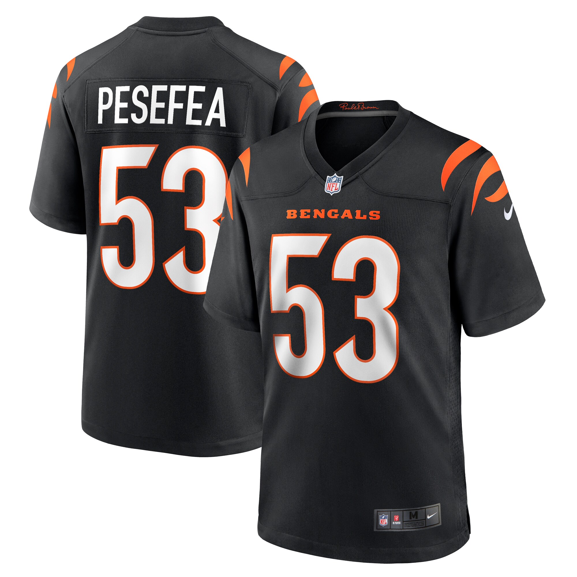 tj pesefea cincinnati bengals nike team game jersey black 1799 h2vza.jpg