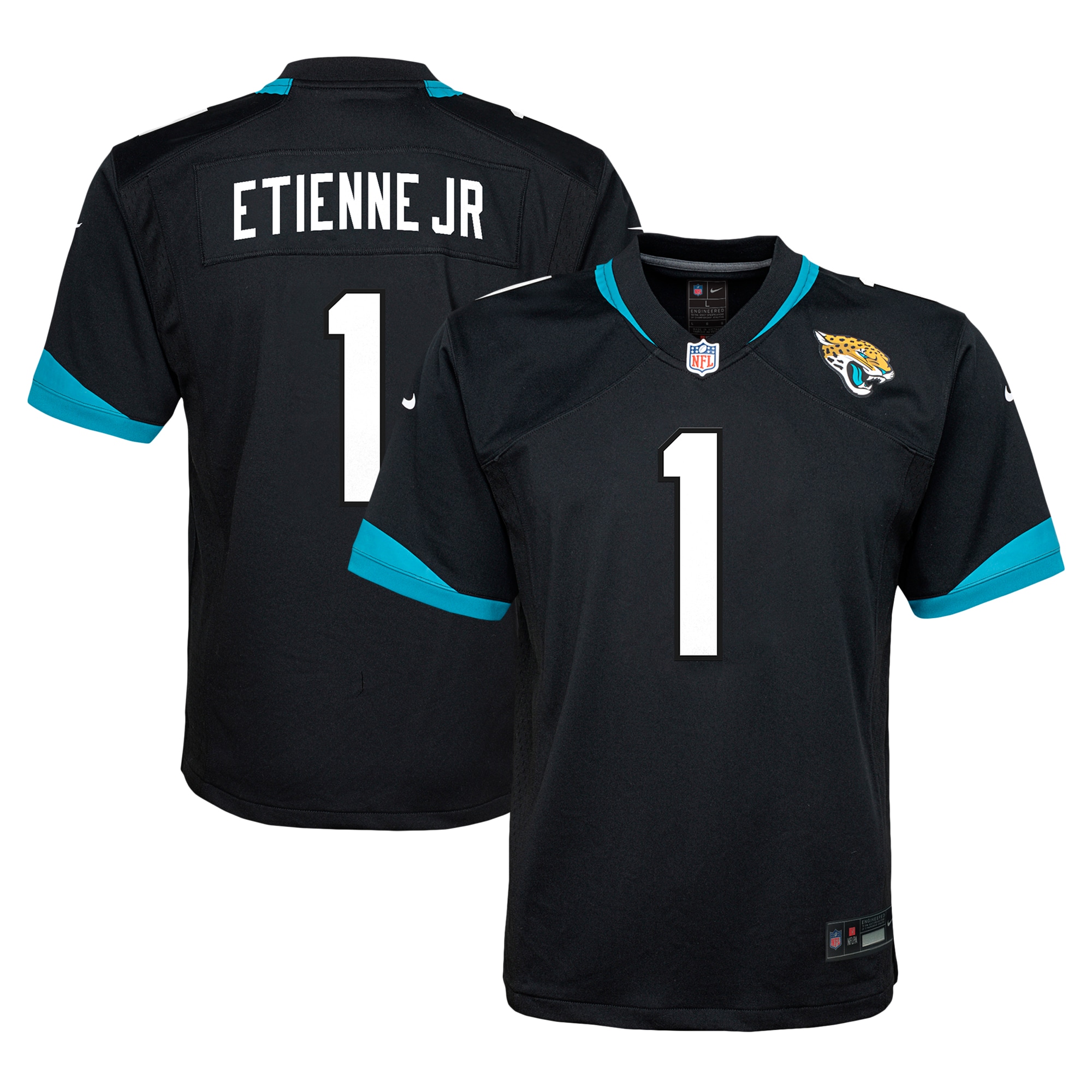 travis etienne jacksonville jaguars nike youth alternate player game jersey black 6168 ytegs.jpg