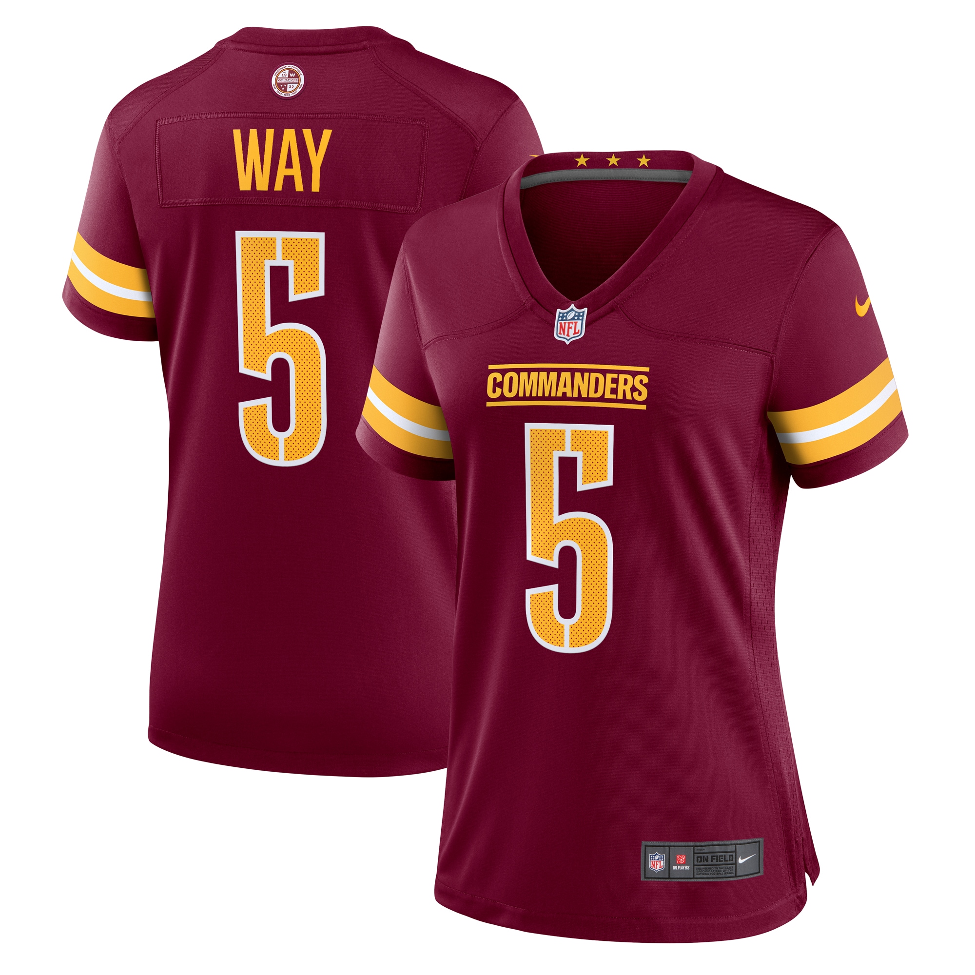tress way washington commanders nike womens game jersey burgundy 8705 t674y.jpg