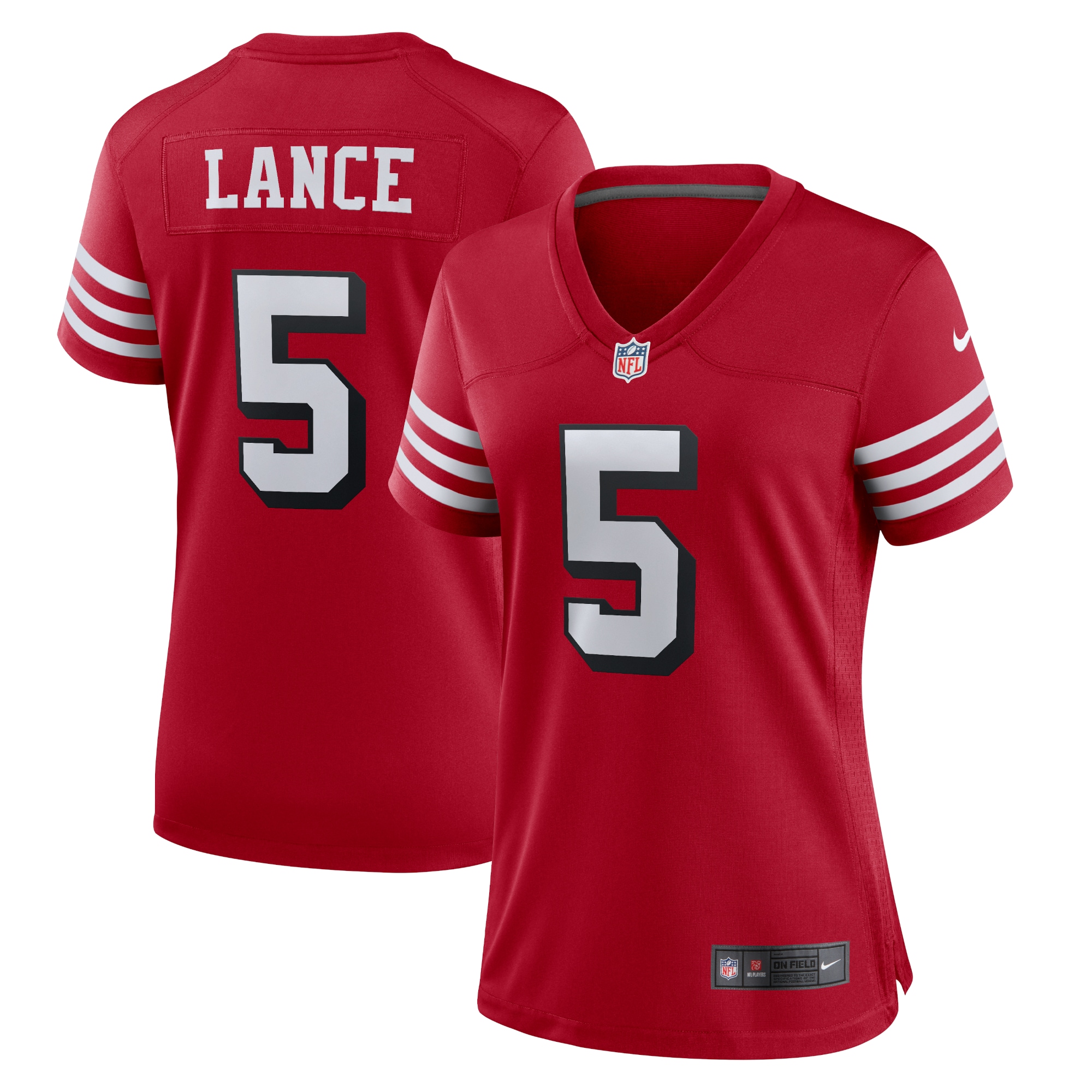 trey lance san francisco 49ers nike womens alternate game jersey scarlet 7811 zqt6n.jpg
