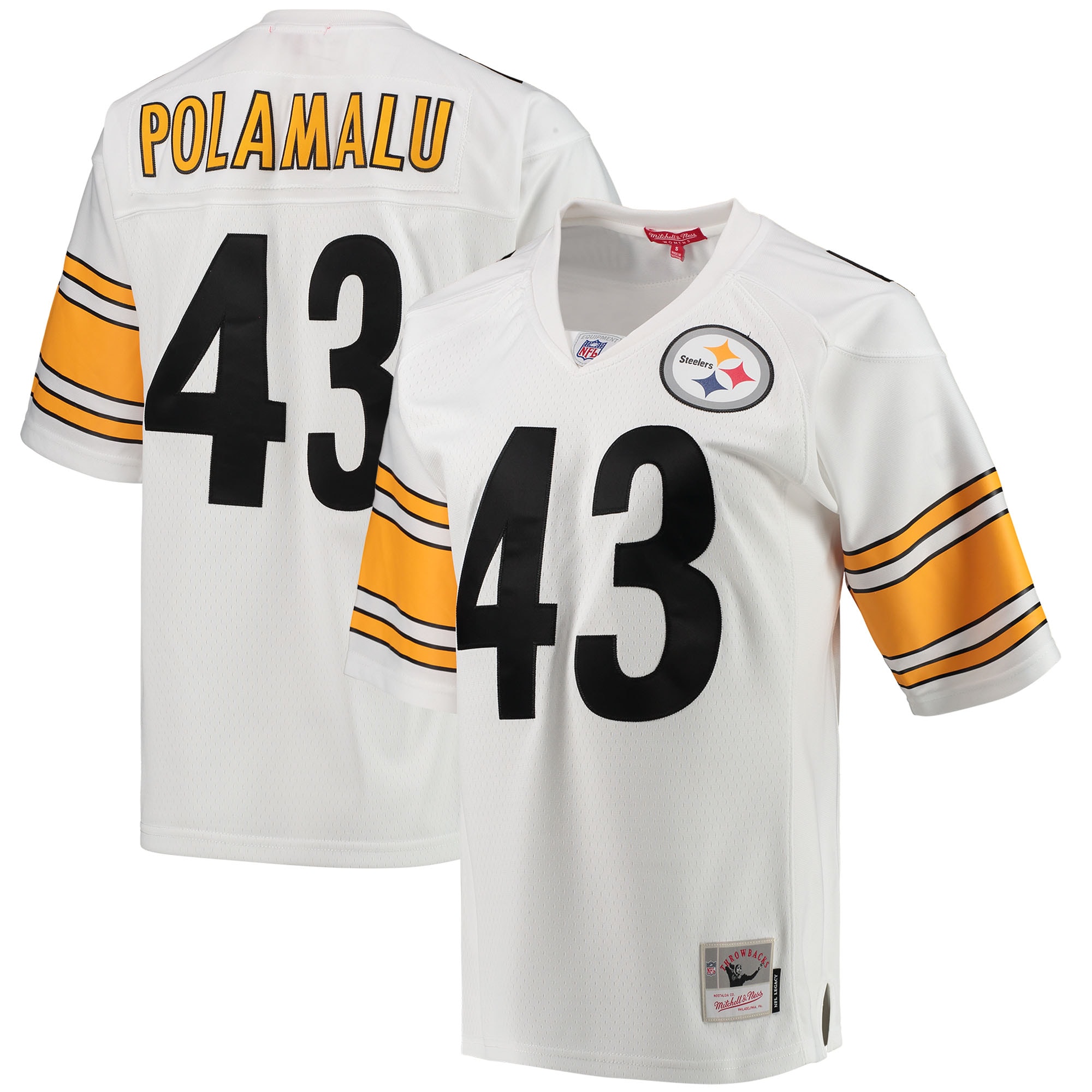 troy polamalu pittsburgh steelers mitchell 26amp ness womens 2005 legacy replica team jersey white 9162 gsftk.jpg