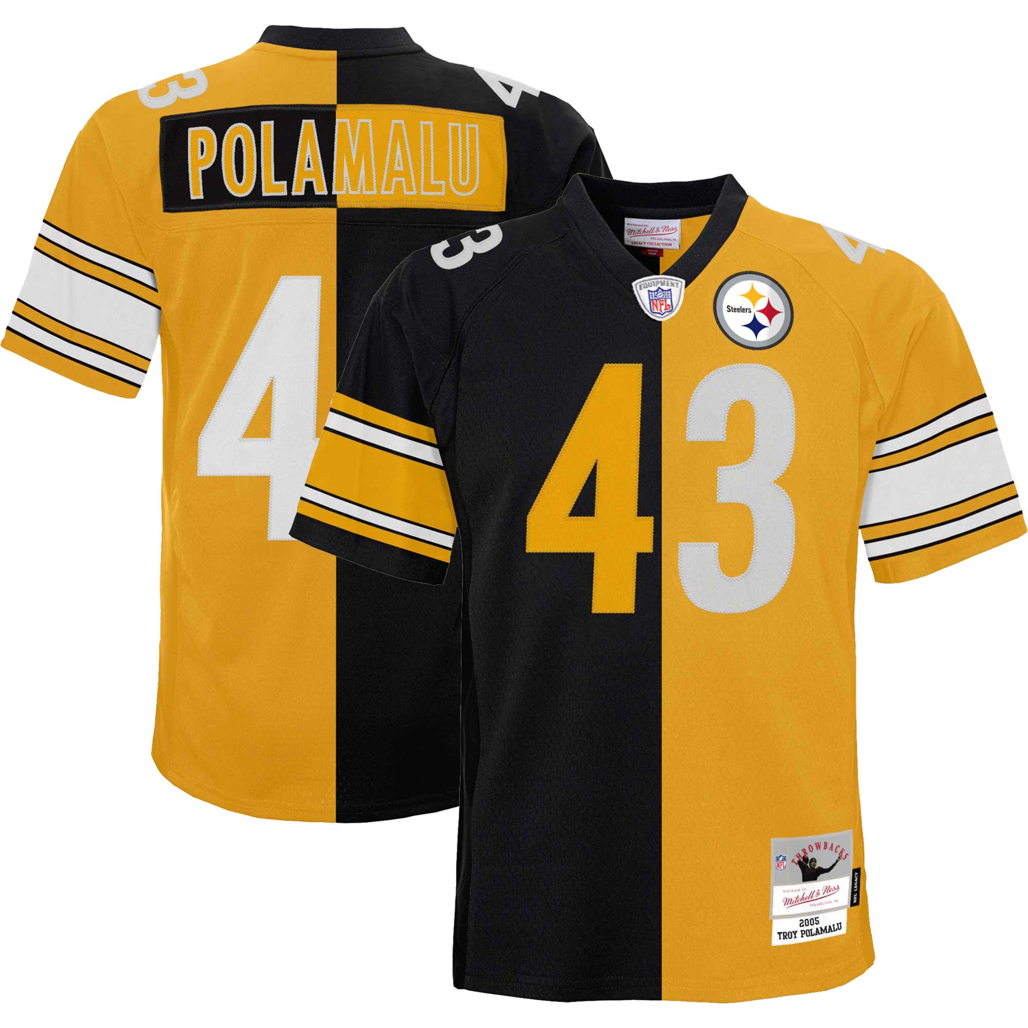 troy polamalu pittsburgh steelers mitchell 26amp ness youth split legacy jersey blackgold 5070 8qtfi.jpg