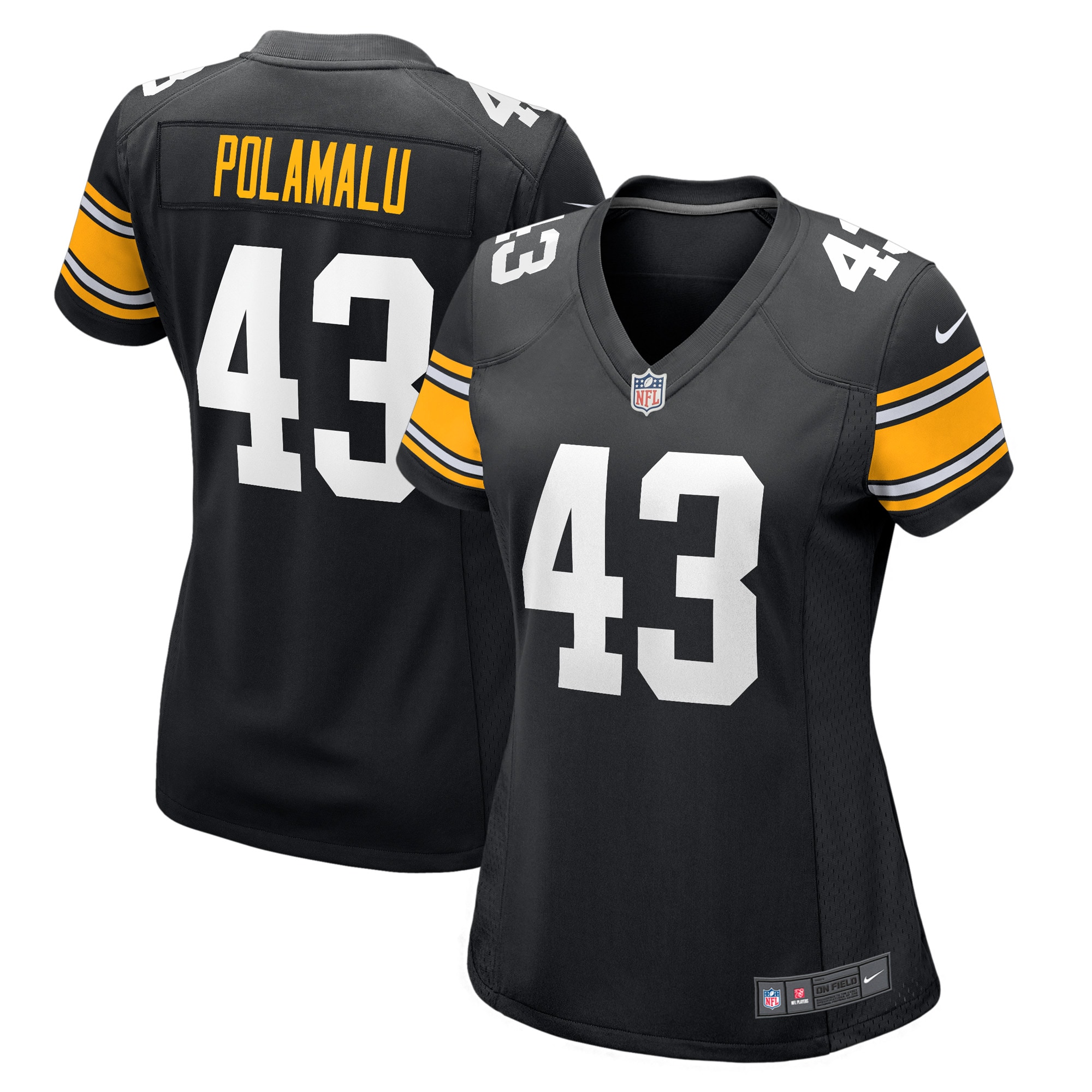 troy polamalu pittsburgh steelers nike womens retired player jersey black 3570 7vbfp.jpg