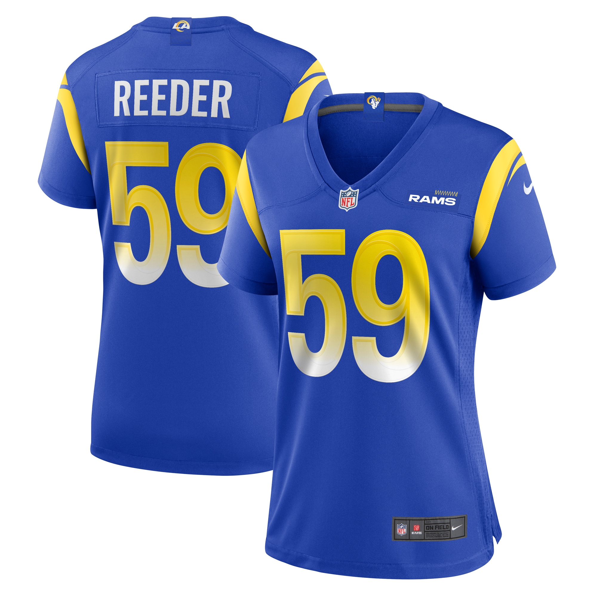 troy reeder los angeles rams nike womens team game jersey royal 4908 ynerr.jpg
