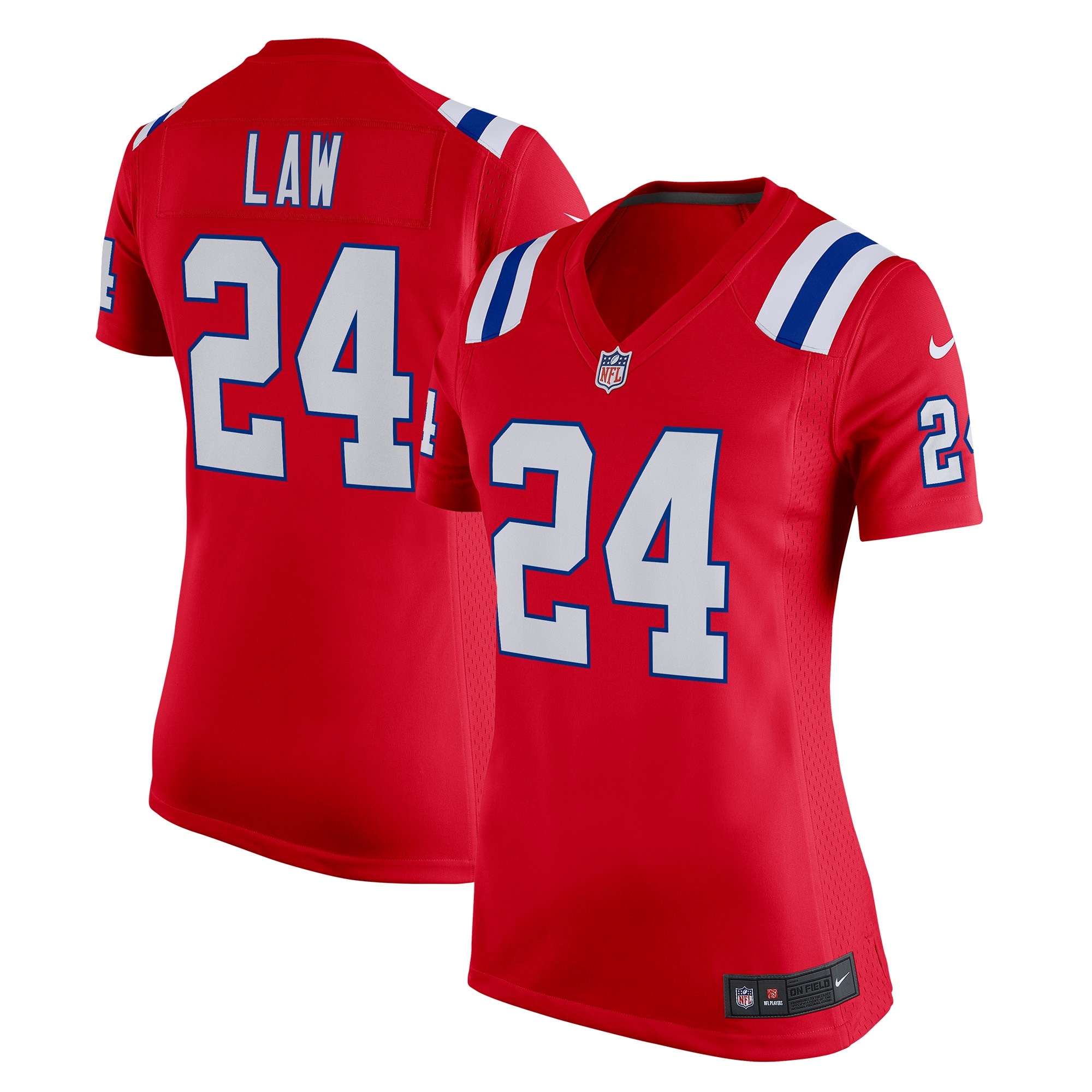ty law new england patriots nike womens retired game jersey red 2210 g5uhz.jpg