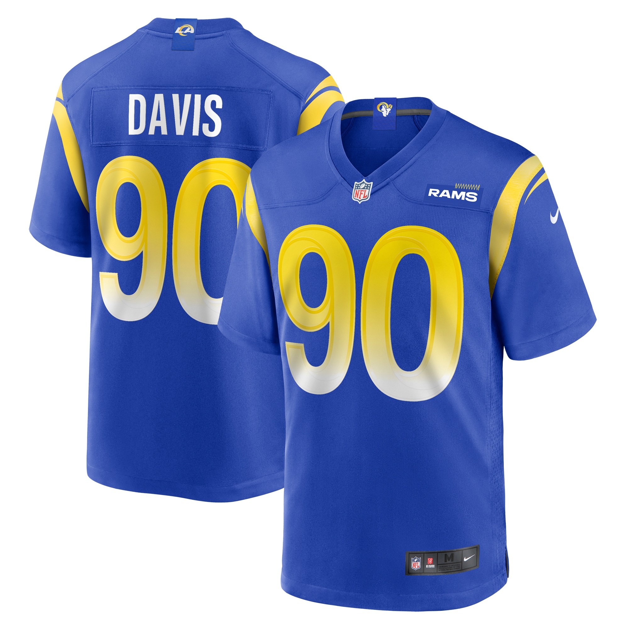 tyler davis los angeles rams nike team game jersey royal 9338 9wjgq.jpg