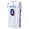 tyrese maxey philadelphia 76ers fanatics fast break replica player jersey association edition white 7623 egkpq.jpg