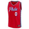 tyrese maxey philadelphia 76ers fanatics youth fast break player jersey statement edition red 5875 benkr.jpg