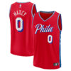 tyrese maxey philadelphia 76ers fanatics youth fast break player jersey statement edition red 6150 aypld.jpg