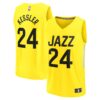 walker kessler utah jazz fanatics fast break replica player jersey icon edition yellow 4493 vxtge.jpg