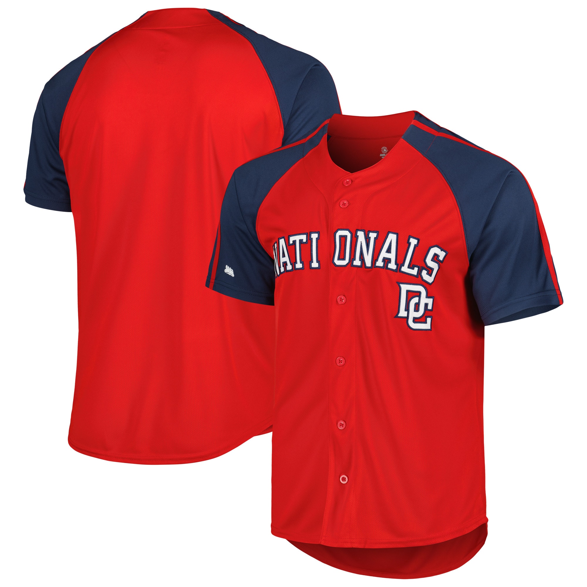 washington nationals stitches button down raglan fashion jersey red 9238 vcizr.jpg