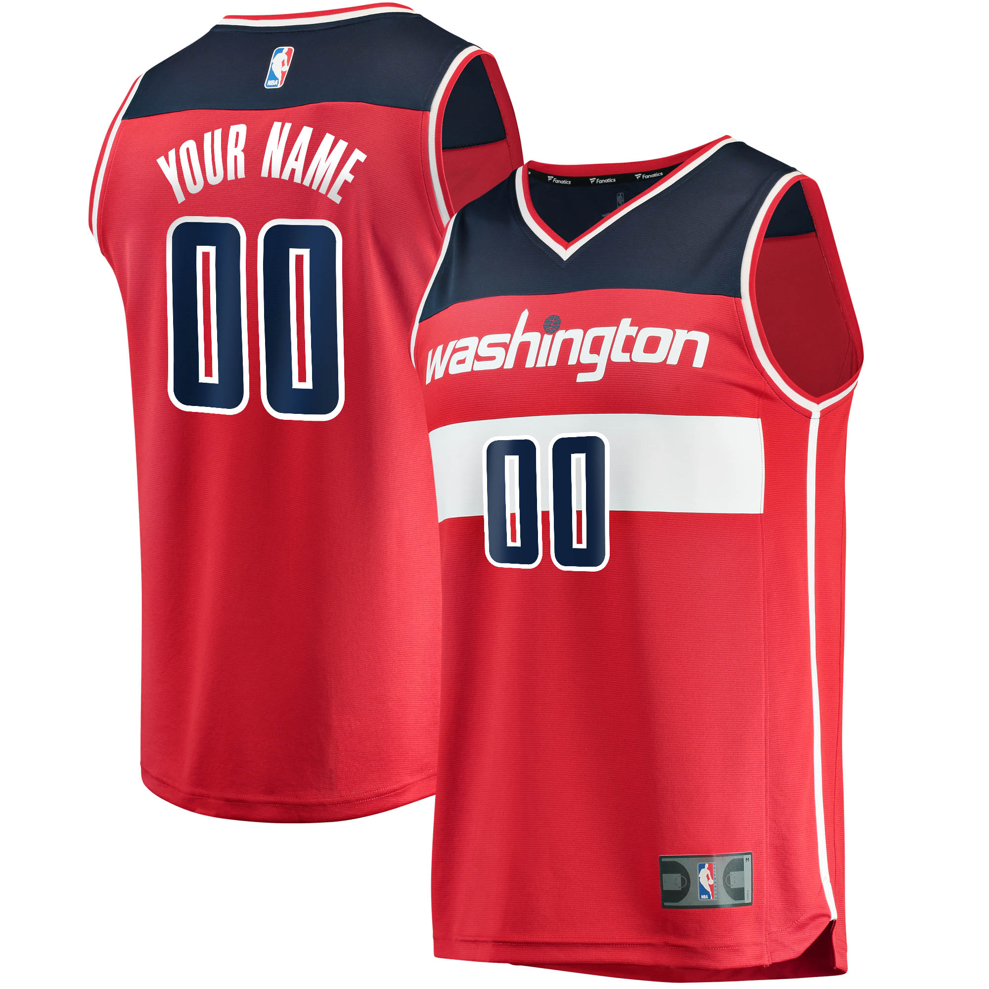 washington wizards fanatics fast break custom replica jersey red icon edition 5071 m0cjc.jpg