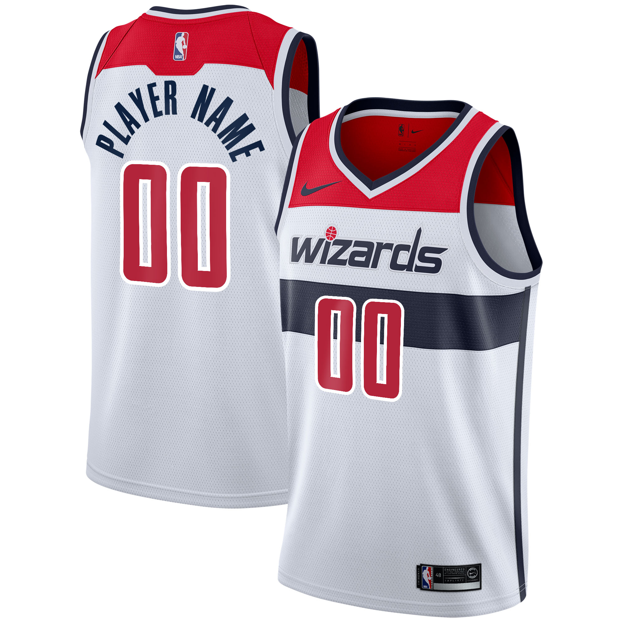washington wizards nike 202021 swingman custom jersey association edition white 7190 8akpw.jpg