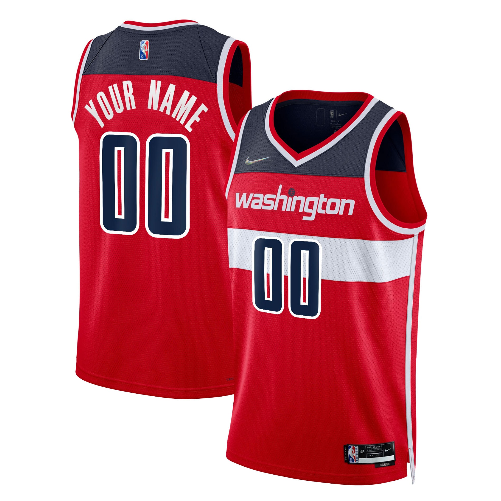 washington wizards nike 202122 diamond swingman custom jersey icon edition red 9012 z2gen.jpg
