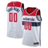 washington wizards nike unisex swingman custom jersey white association edition 4691 rhkcn.jpg